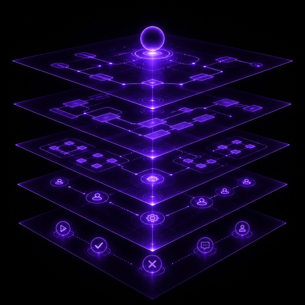 Five Levels of Process Modeling in Ontoz